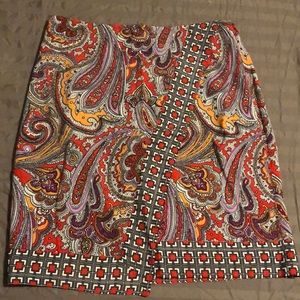 NY&Co Paisley Skirt